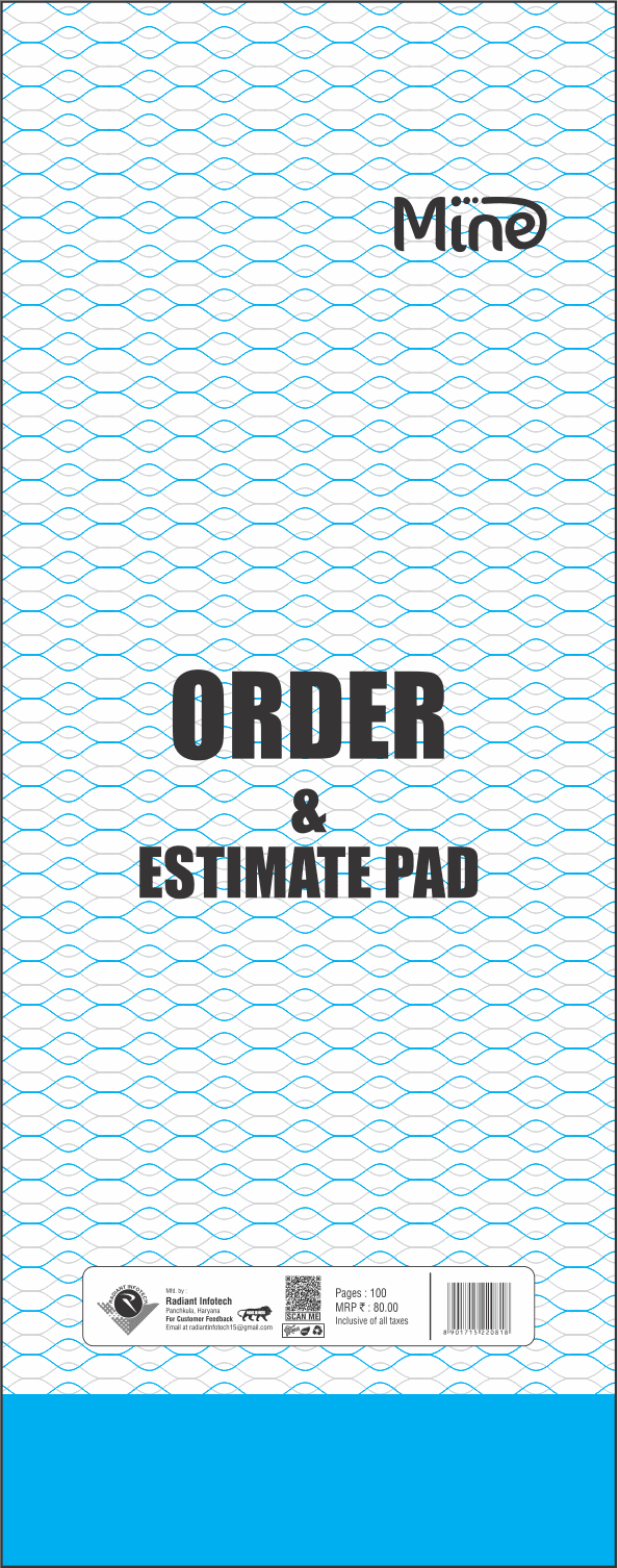 Order & Estimate Pad